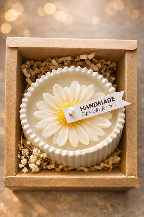 Gänseblümchen Kerze